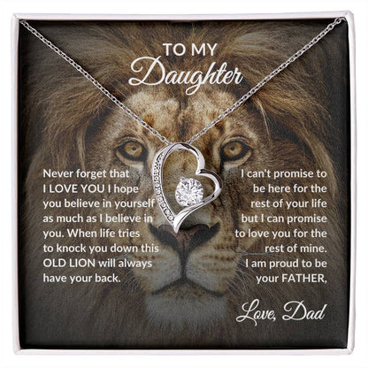 To Daughter Necklace | Lion Dad