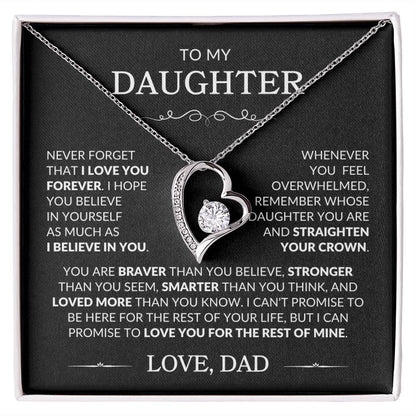 Daughter Necklace| Straighten Your Crown