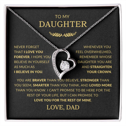 Daughter Necklace| You are Loved