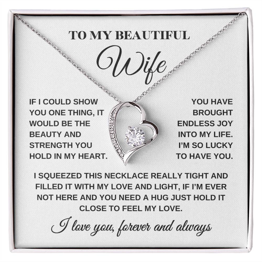 Wife Necklace| Lucky To Have You