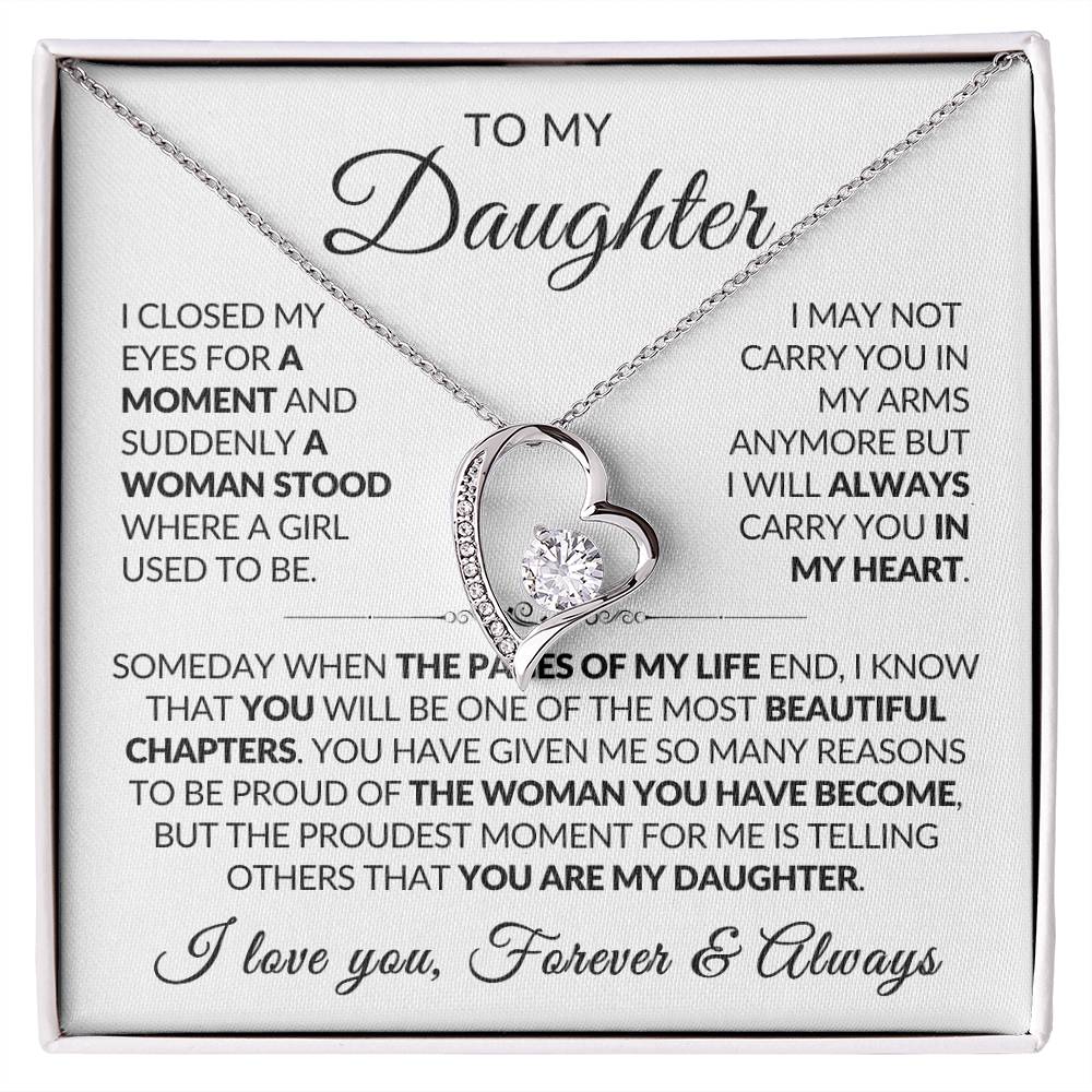 Daughter Necklace| Carry You In My Heart