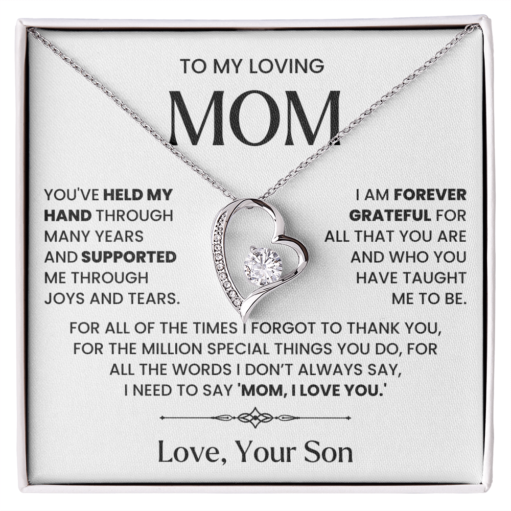Mom Necklace| Forever Grateful