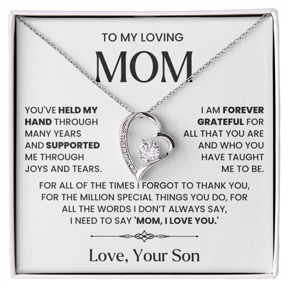 Mom Necklace| Forever Grateful