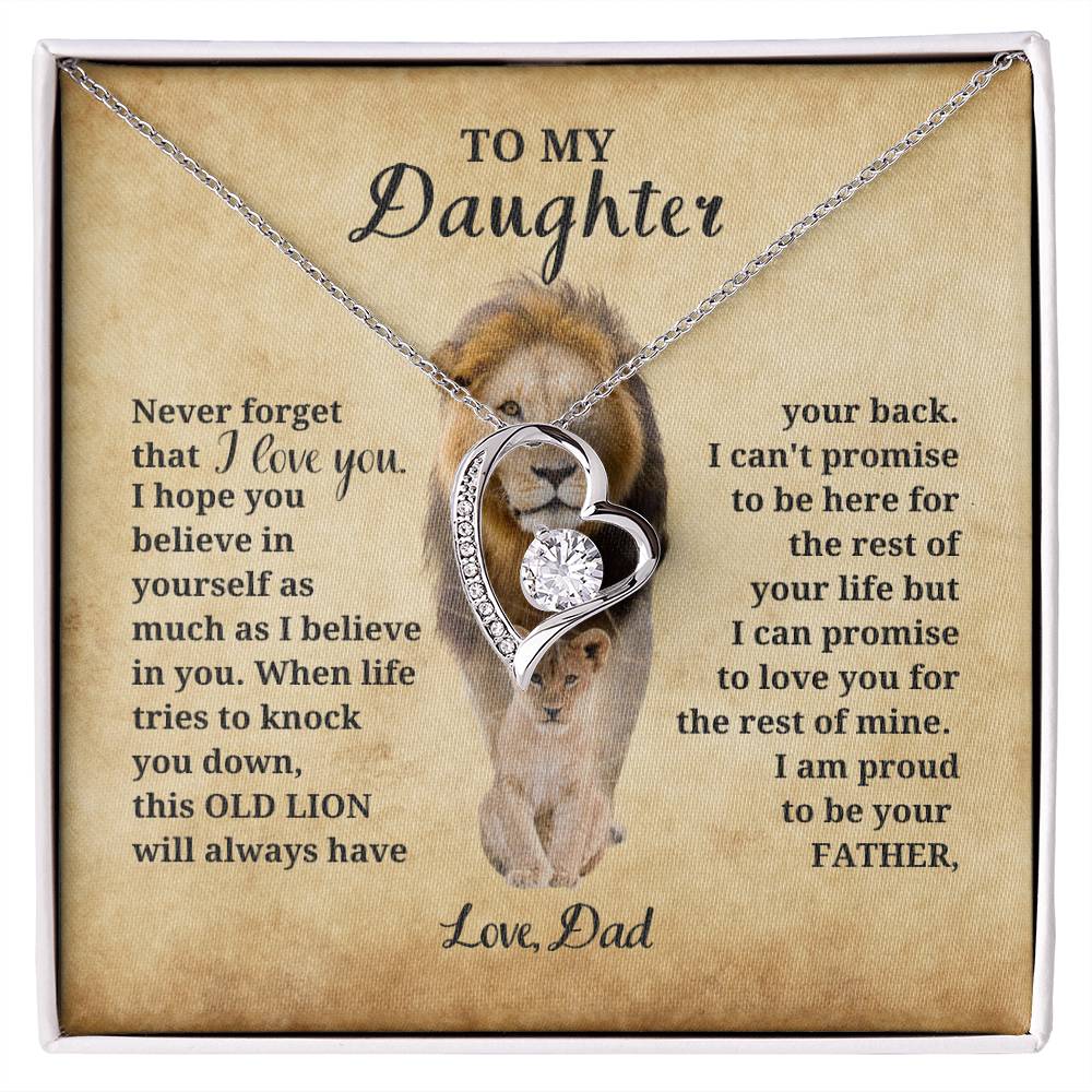 Daughter Necklace| Lion Dad