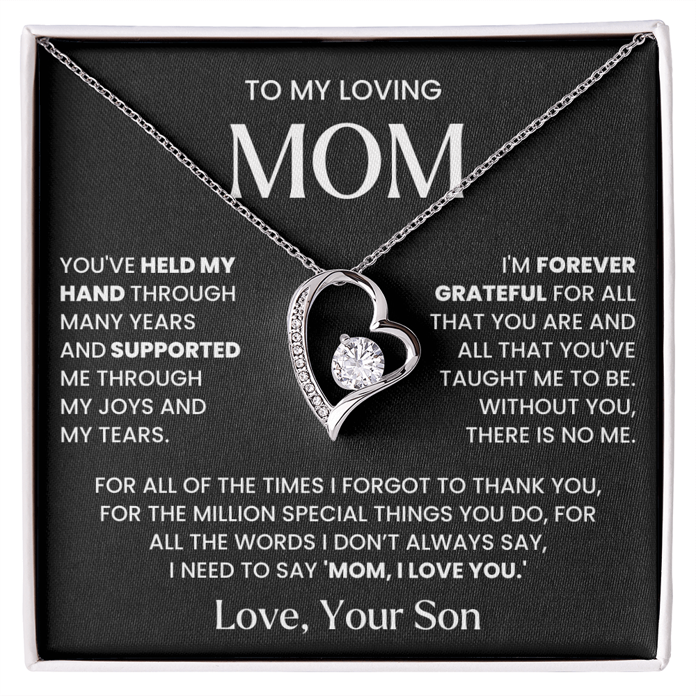 Mom Necklace| Without You There's No Me