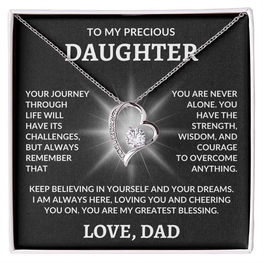 Daughter Necklace| Greatest Blessing