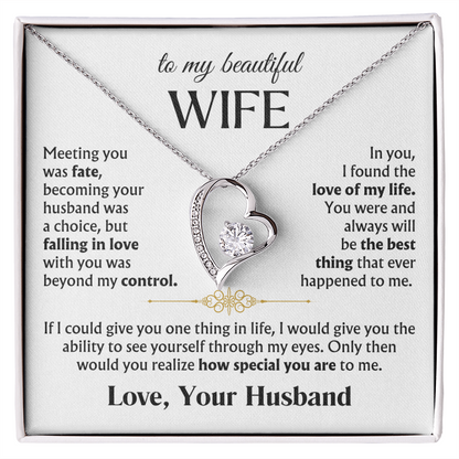 Wife Necklace| The Love of My Life