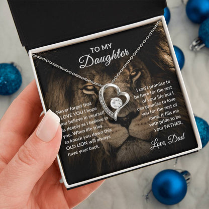 To Daughter Necklace | Lion Dad