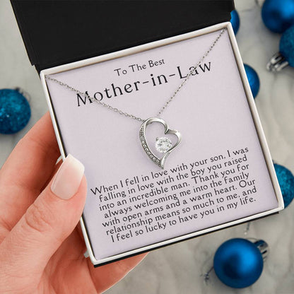 Mother In Law Necklace| Lucky To Have You