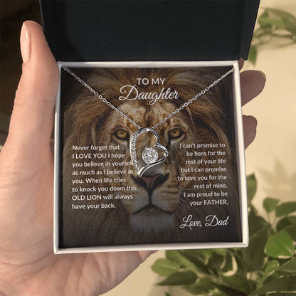 To Daughter Necklace | Lion Dad