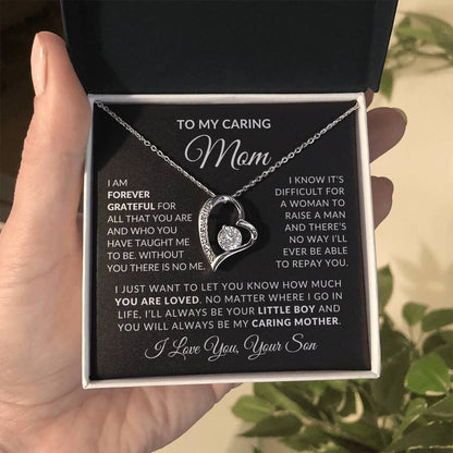 To My Mom Necklace| My Caring Mother