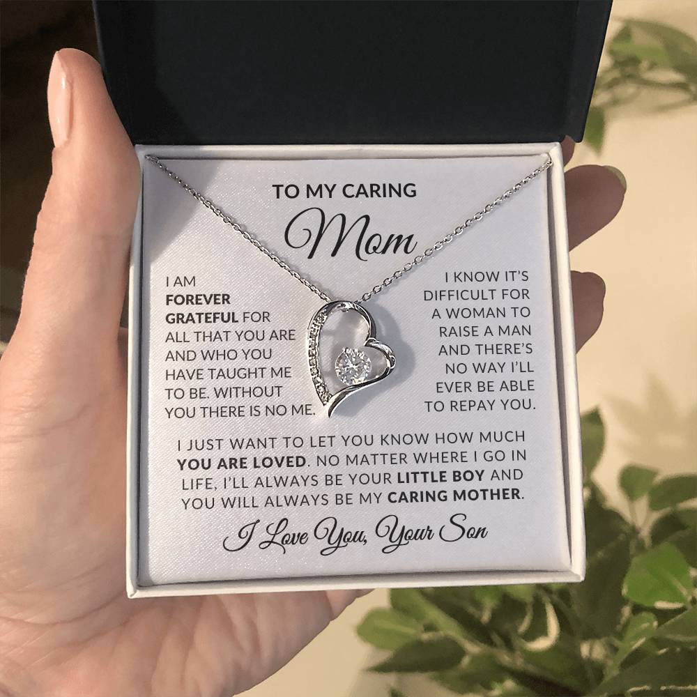 To My Mom Necklace| My Caring Mother