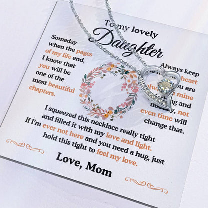 To My Lovely Daughter| The Most Beautiful Chapters| Forever Love Necklace