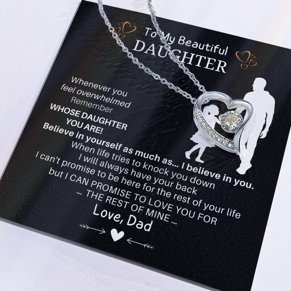 To Daughter Necklace| Believe In Yourself