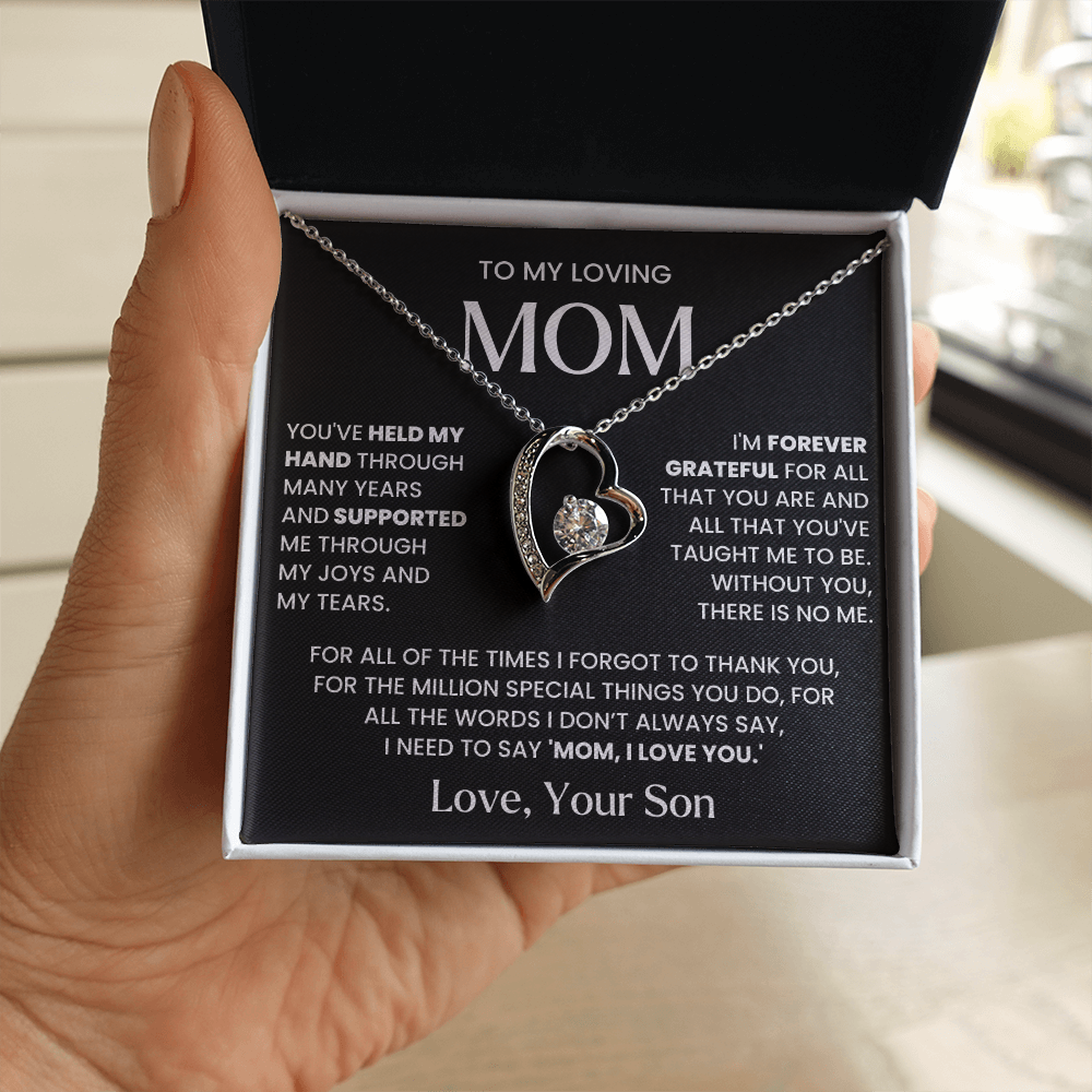 Mom Necklace| Without You There's No Me