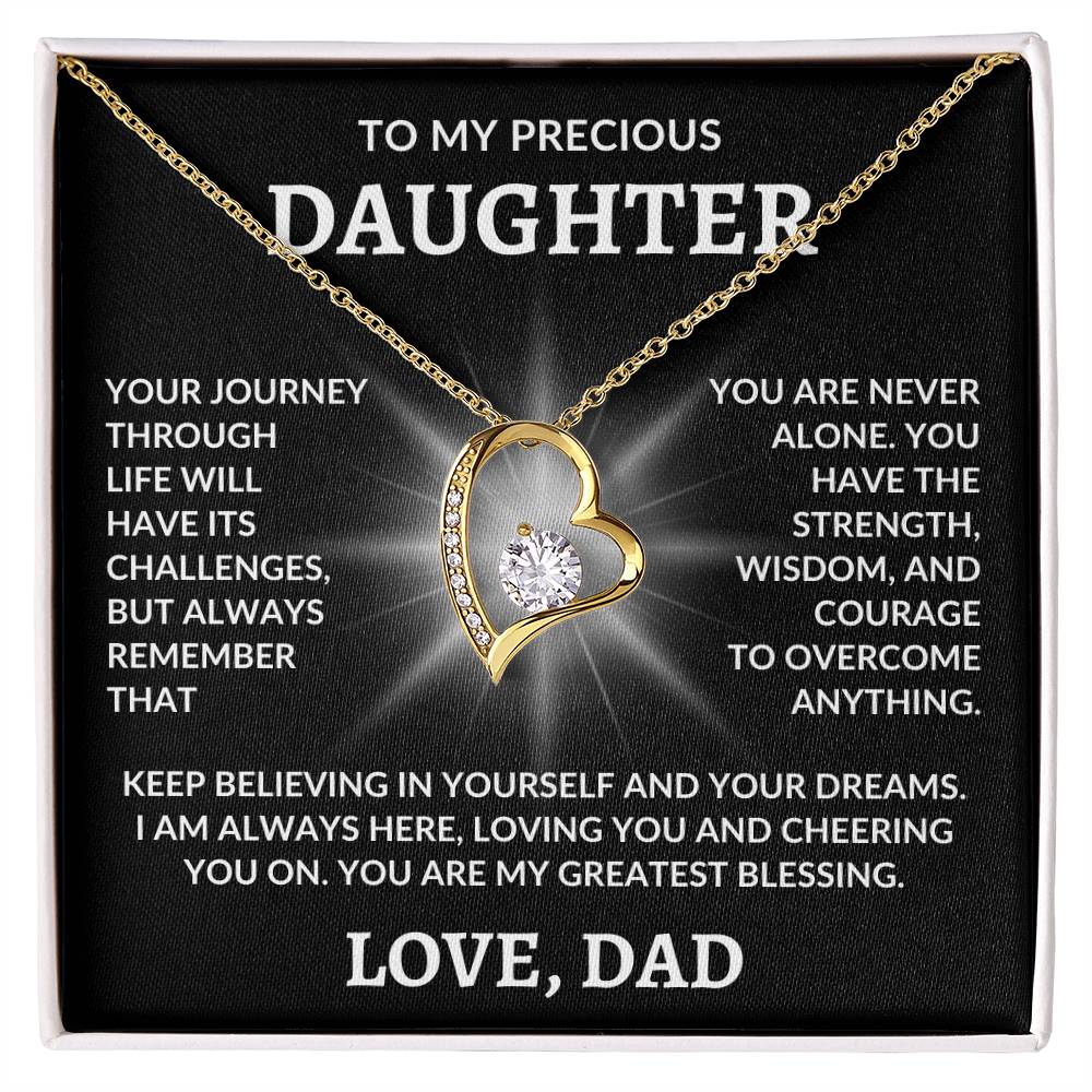 Daughter Necklace| Greatest Blessing