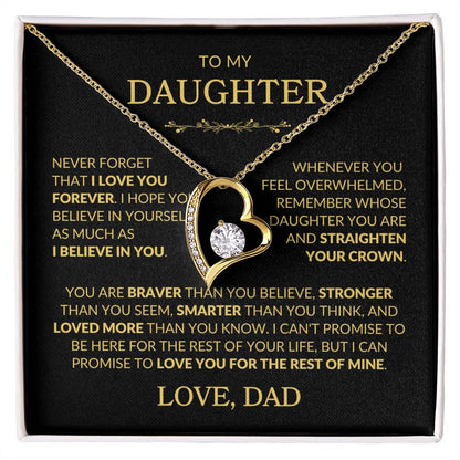 Daughter Necklace| You Are Loved