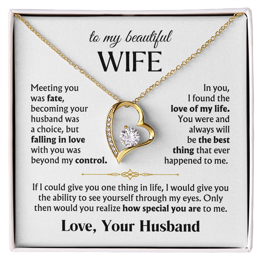 Wife Necklace| The Love of My Life