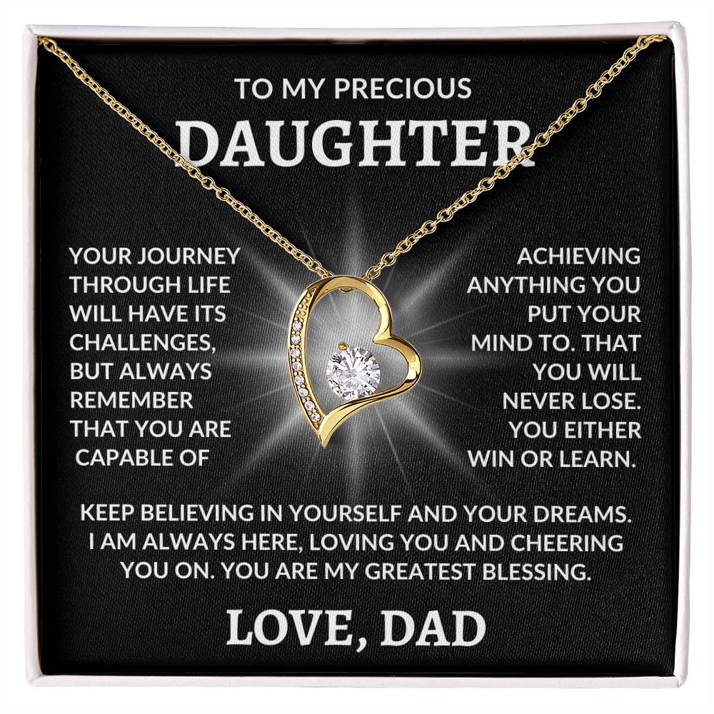 Daughter Necklace| Win Or Learn