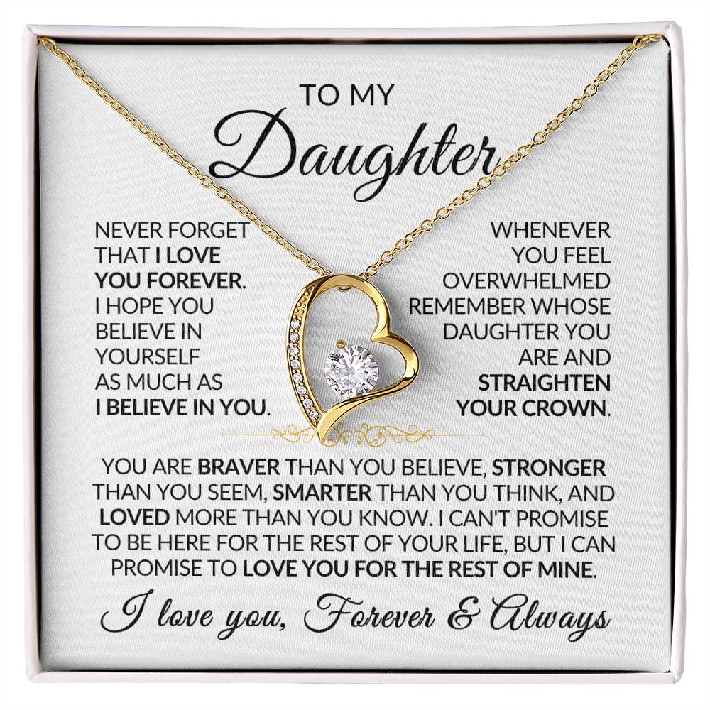 Daughter Necklace| You Are Loved