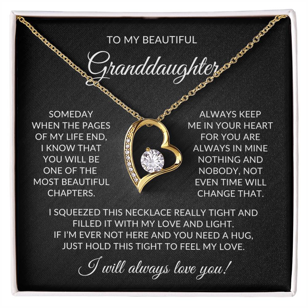 Granddaughter Necklace| Feel My Love