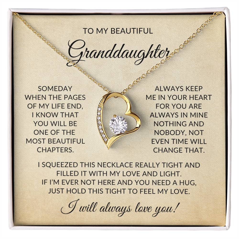 Granddaughter Necklace| Feel My Love