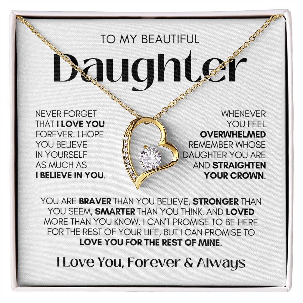 Daughter Necklace| Straighten Your Crown