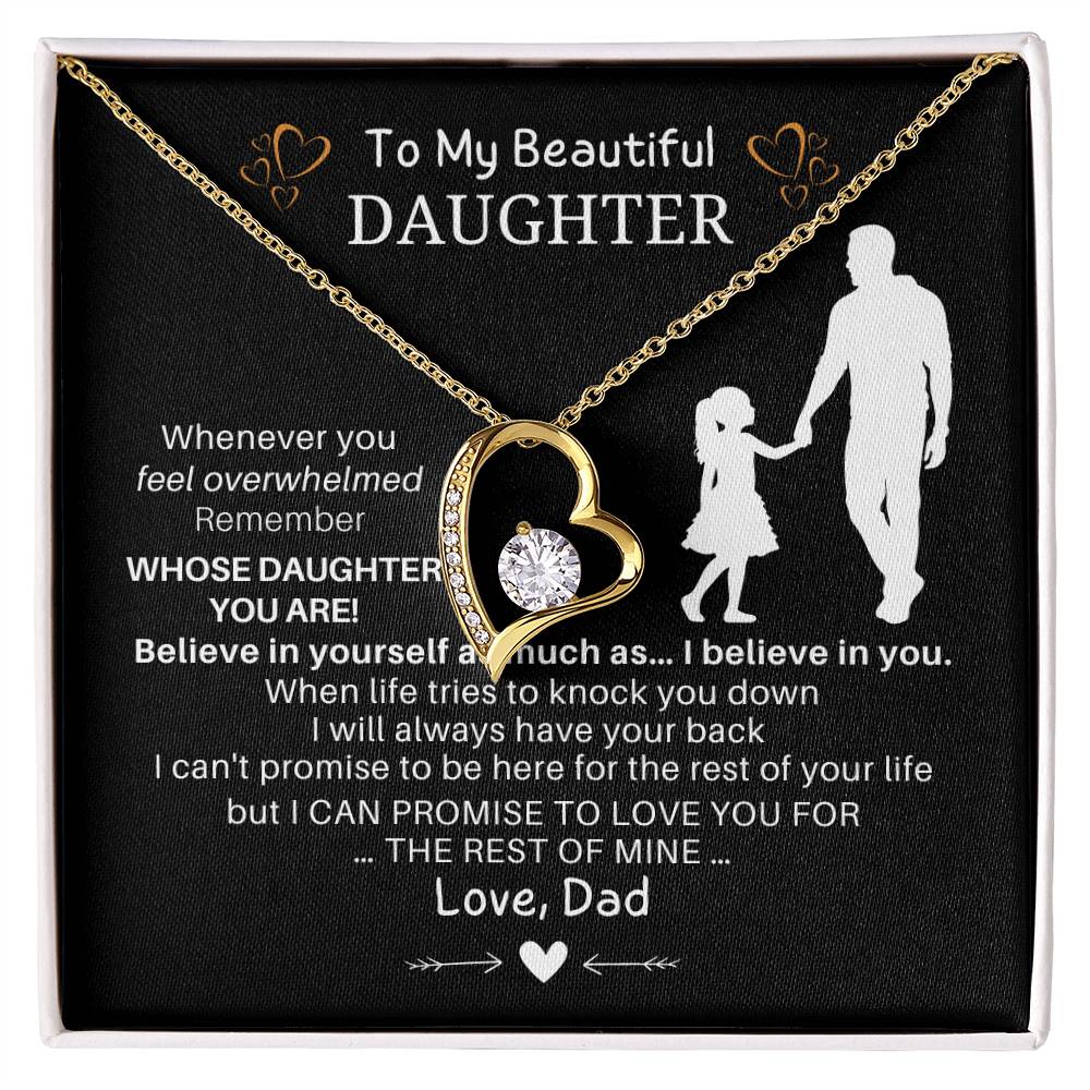 To Daughter Necklace| Believe In Yourself