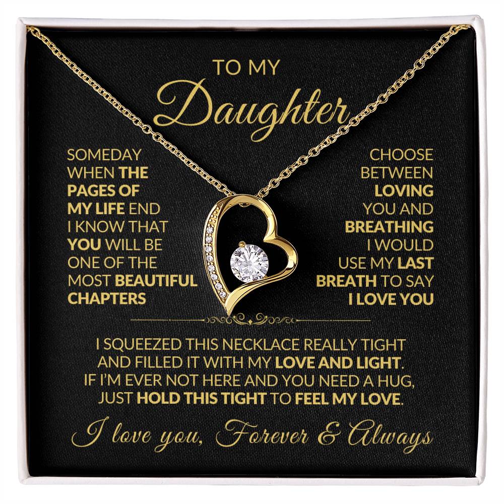 Daughter Necklace| Feel My Love