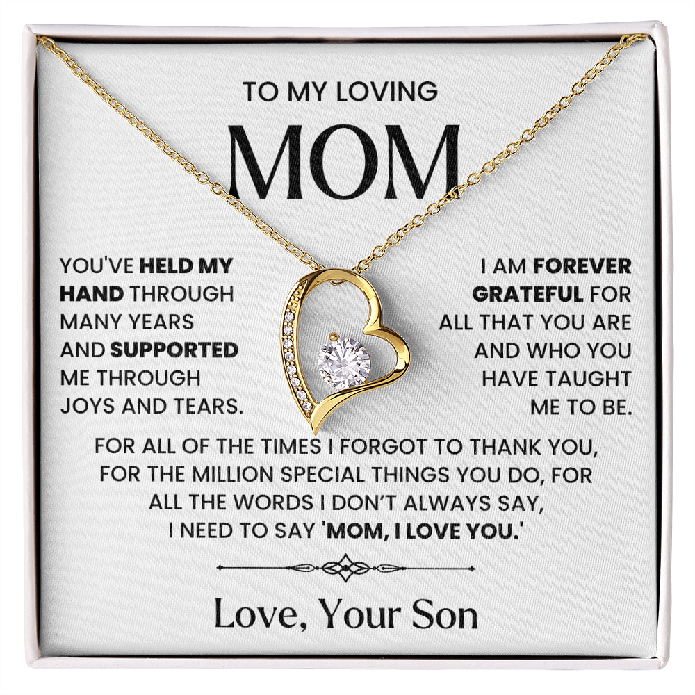Mom Necklace| Forever Grateful