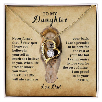 Daughter Necklace| Lion Dad