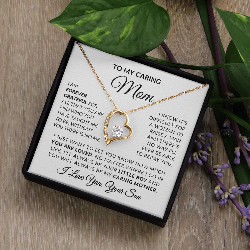 To My Mom Necklace| My Caring Mother