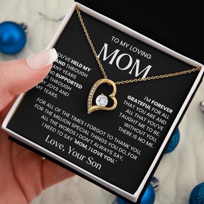 Mom Necklace| Without You There's No Me