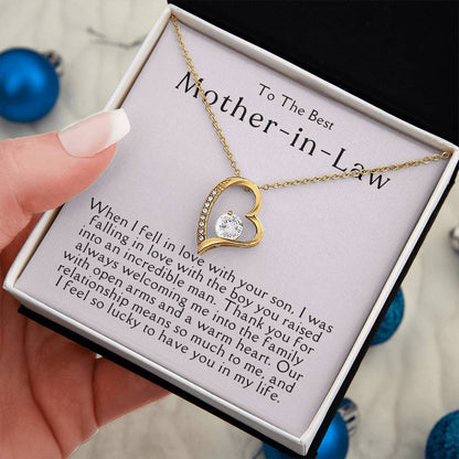 Mother In Law Necklace| Lucky To Have You