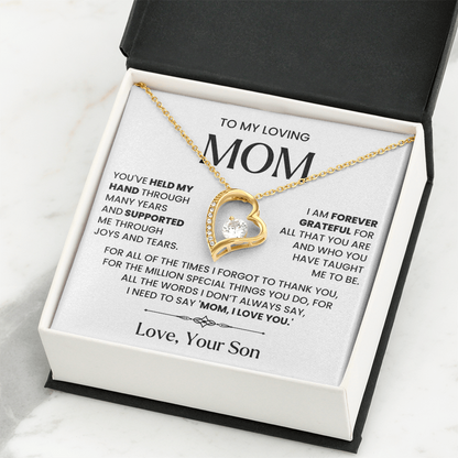 Mom Necklace| Forever Grateful