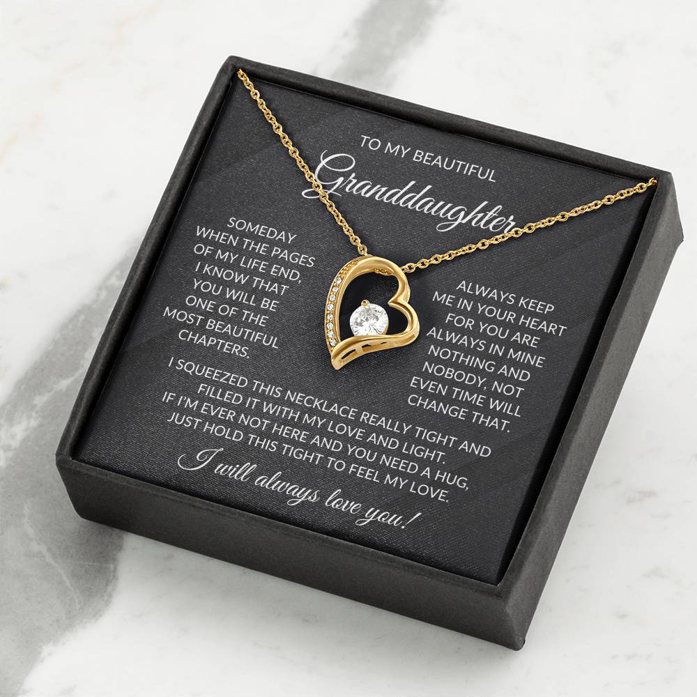 Granddaughter Necklace| Feel My Love