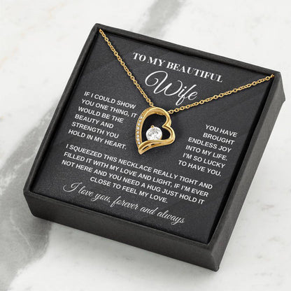 Wife Necklace| Lucky To Have You