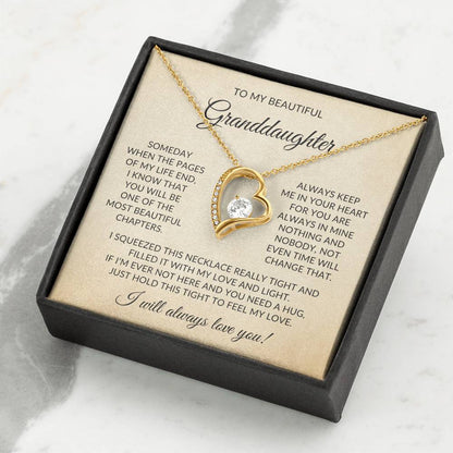 Granddaughter Necklace| Feel My Love