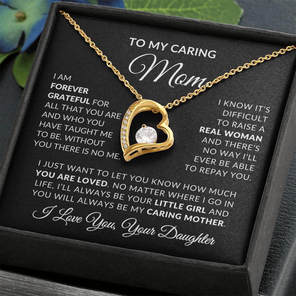 To My Mom Necklace| My Caring Mother