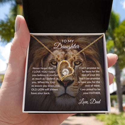 To Daughter Necklace | Lion Dad