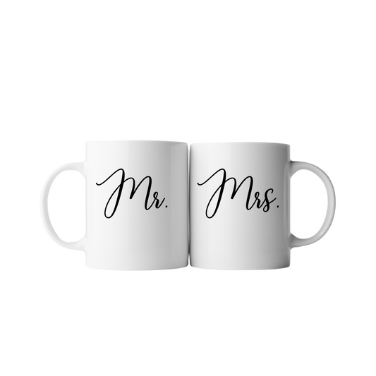 Mr and Mrs Mug| Wedding Gift